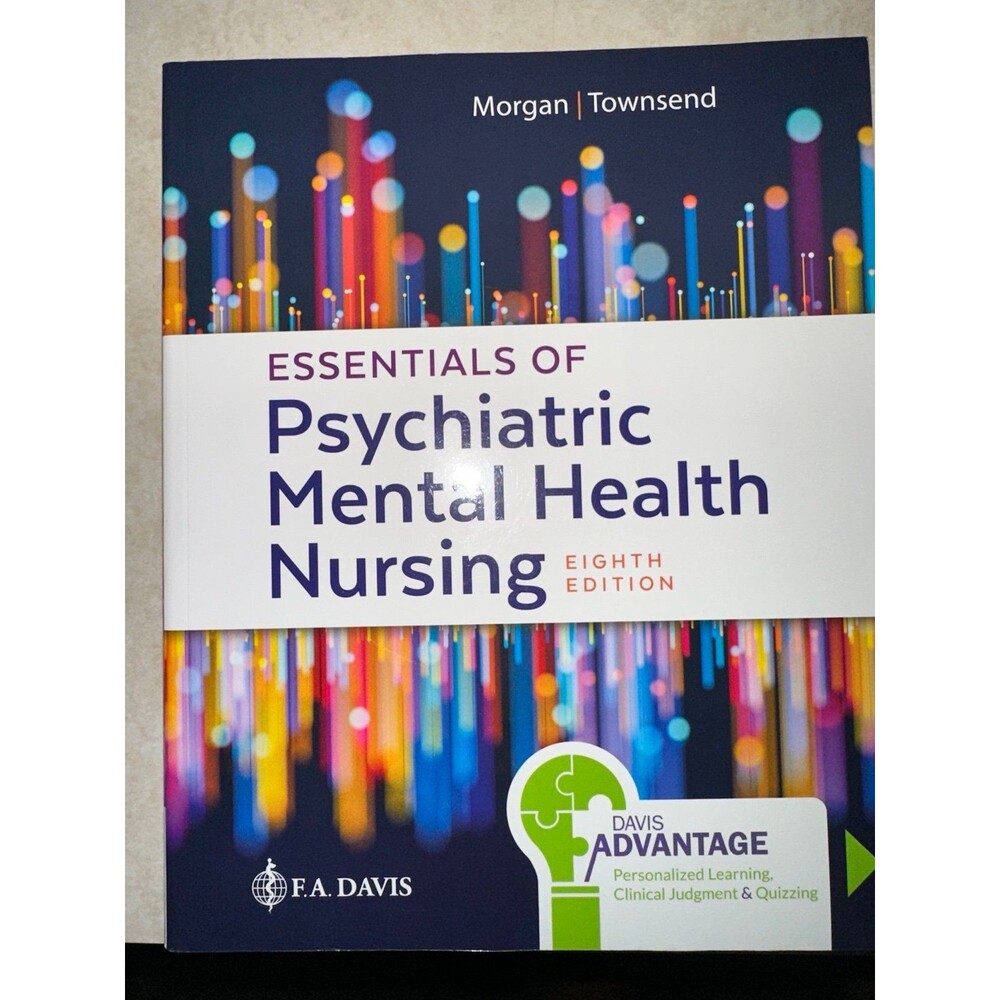 Nursing psychiatric mental health nursing textbook f.a Davis, Morgan/ Townsend